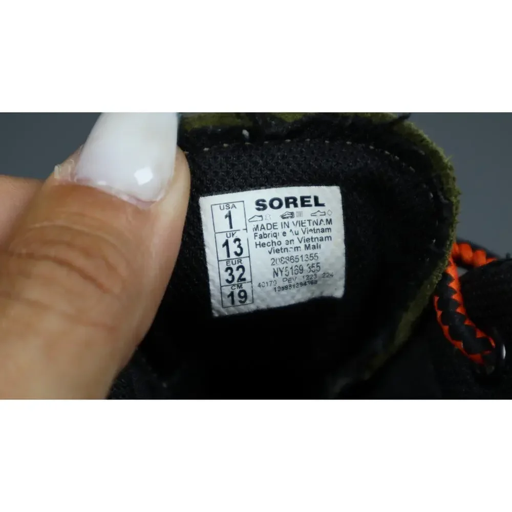 Sorel unisex-child Out N About IV Classic Waterproof Utility Green/Black Size 1